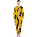 Yellow Regal Filagree Pattern OnePiece Jumpsuit (Ladies) View1