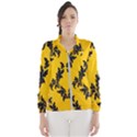 Yellow Regal Filagree Pattern Women s Windbreaker View1