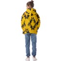 Yellow Regal Filagree Pattern Kids  Oversized Hoodie View2