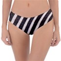 Zebra Zebra Pattern Zebra Fur Zebra Print Strip Reversible Classic Bikini Bottoms View1