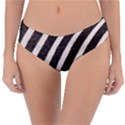 Zebra Zebra Pattern Zebra Fur Zebra Print Strip Reversible Classic Bikini Bottoms View3