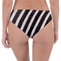 Zebra Zebra Pattern Zebra Fur Zebra Print Strip Reversible Classic Bikini Bottoms View4