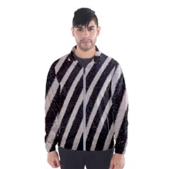 Zebra Zebra Pattern Zebra Fur Zebra Print Strip Men s Windbreaker