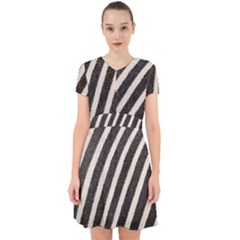 Zebra Zebra Pattern Zebra Fur Zebra Print Strip Adorable In Chiffon Dress by Azkajaya