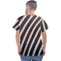 Zebra Zebra Pattern Zebra Fur Zebra Print Strip Men s V-Neck Scrub Top View2