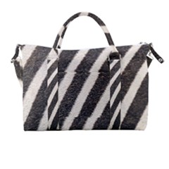 Zebra Zebra Pattern Zebra Fur Zebra Print Strip Carry-on Travel Shoulder Bag by Azkajaya