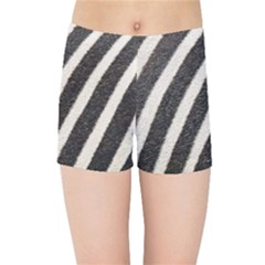 Zebra Zebra Pattern Zebra Fur Zebra Print Strip Kids  Sports Shorts by Azkajaya