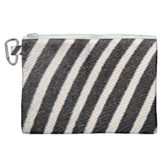 Zebra Zebra Pattern Zebra Fur Zebra Print Strip Canvas Cosmetic Bag (xl) by Azkajaya