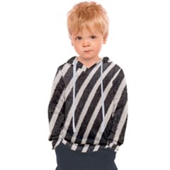 Zebra Zebra Pattern Zebra Fur Zebra Print Strip Kids  Overhead Hoodie