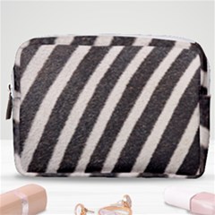 Zebra Zebra Pattern Zebra Fur Zebra Print Strip Make Up Pouch (medium) by Azkajaya