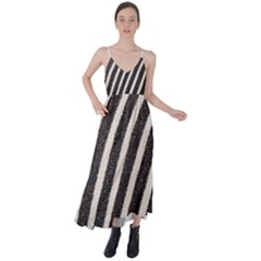 Zebra Zebra Pattern Zebra Fur Zebra Print Strip Tie Back Maxi Dress by Azkajaya