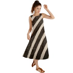 Zebra Zebra Pattern Zebra Fur Zebra Print Strip Summer Maxi Dress by Azkajaya