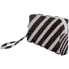 Zebra Zebra Pattern Zebra Fur Zebra Print Strip Wristlet Pouch Bag (small) by Azkajaya