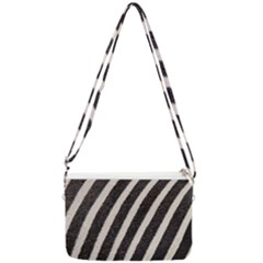 Zebra Zebra Pattern Zebra Fur Zebra Print Strip Double Gusset Crossbody Bag by Azkajaya