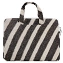 Zebra Zebra Pattern Zebra Fur Zebra Print Strip MacBook Pro 13  Double Pocket Laptop Bag View1