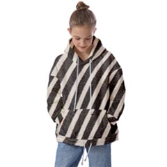 Zebra Zebra Pattern Zebra Fur Zebra Print Strip Kids  Oversized Hoodie