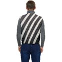 Zebra Zebra Pattern Zebra Fur Zebra Print Strip Men s Button Up Puffer Vest	 View4