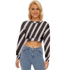 Zebra Zebra Pattern Zebra Fur Zebra Print Strip Lightweight Long Sleeve Sweatshirt