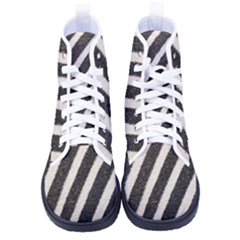 Zebra Zebra Pattern Zebra Fur Zebra Print Strip Kid s High-top Canvas Sneakers