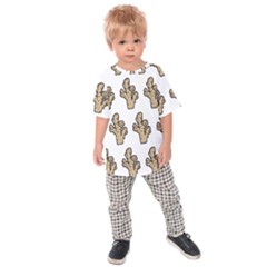 Ginger Pattern 9 Kids  Raglan T-shirt