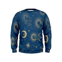 Seamless Galaxy Pattern Kids  Sweatshirt