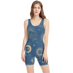 Seamless Galaxy Pattern Women s Wrestling Singlet by Ket1n9