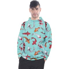 Pattern With Koi Fishes Men s Pullover Hoodie