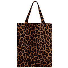 Tiger Skin Art Pattern Zipper Classic Tote Bag by Ket1n9