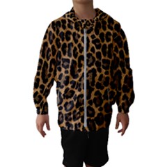 Tiger Skin Art Pattern Kids  Hooded Windbreaker