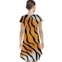 Tiger Skin Pattern Cap Sleeve Nightdress View2