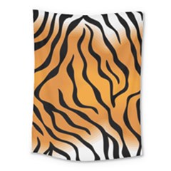 Tiger Skin Pattern Medium Tapestry