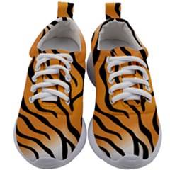 Tiger Skin Pattern Kids Athletic Shoes by Ket1n9