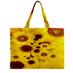 Beautiful Sunflowers Zipper Mini Tote Bag by Ket1n9