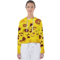 Beautiful Sunflowers Women s Slouchy Sweat