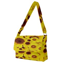 Beautiful Sunflowers Full Print Messenger Bag (s) by Ket1n9