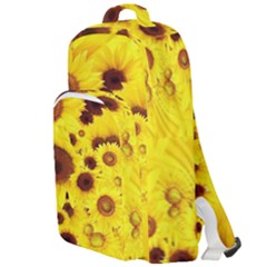 Beautiful Sunflowers Double Compartment Backpack by Ket1n9