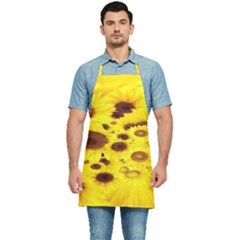 Beautiful Sunflowers Kitchen Apron by Ket1n9