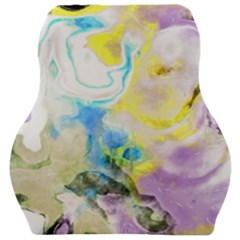 Watercolour Watercolor Paint Ink Car Seat Velour Cushion  by Ket1n9