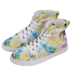 Watercolour Watercolor Paint Ink Women s Hi-top Skate Sneakers by Ket1n9