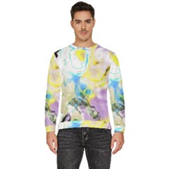 Watercolour Watercolor Paint Ink Men s Fleece Sweatshirt