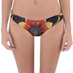 Pattern Decoration Background Reversible Hipster Bikini Bottoms