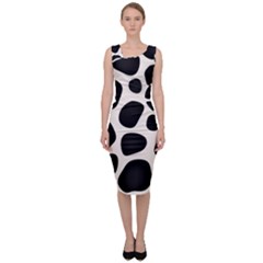 Background Pattern Texture Design Sleeveless Pencil Dress