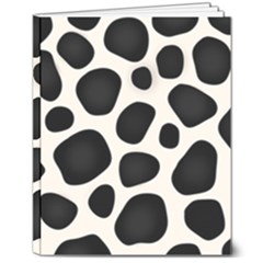 Background Pattern Texture Design 8  X 10  Softcover Notebook by Loisa77