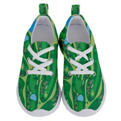 Golf Course Par Green Running Shoes by Loisa77