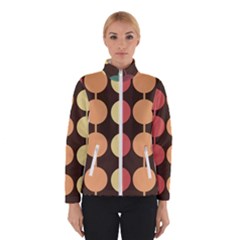 Pattern Circle Retro Design Women s Bomber Jacket