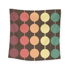 Pattern Circle Retro Design Square Tapestry (small)