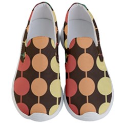 Pattern Circle Retro Design Men s Lightweight Slip Ons by Loisa77