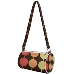 Pattern Circle Retro Design Mini Cylinder Bag