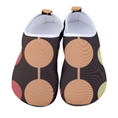 Pattern Circle Retro Design Men s Sock-style Water Shoes by Loisa77