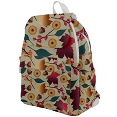 Autumn Leaves Autumn Colour Season Top Flap Backpack by Loisa77